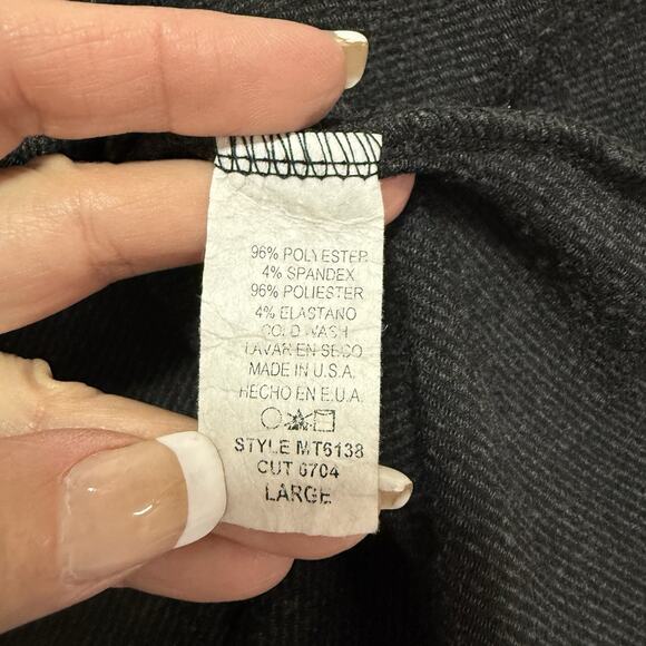 Three Bird Nest GOLDEN HOUR LONG BELL SLEEVE TOP Size L Charcoal Gray Knit Boho - Picture 7 of 8